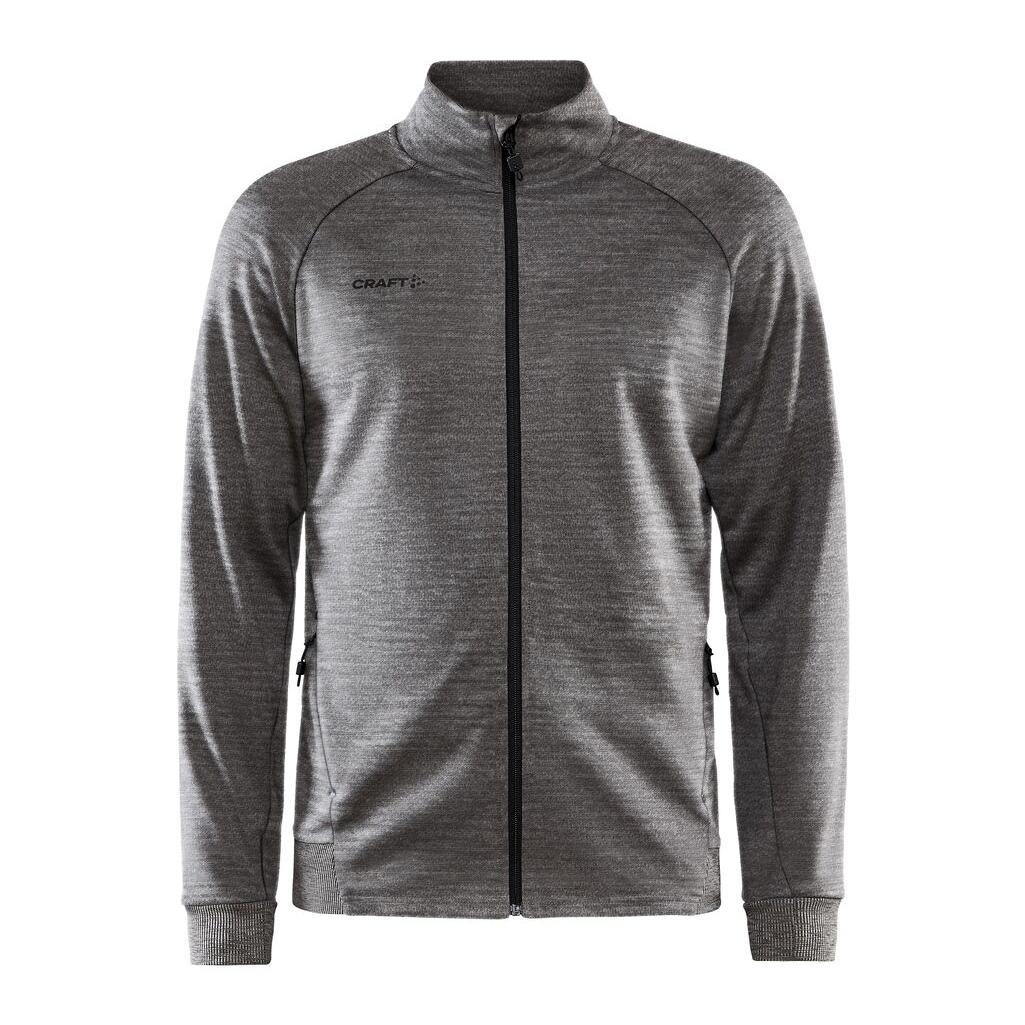 Adv Unify Jkt M - Dark Grey Melange - Front