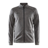 Adv Unify Jkt M - Dark Grey Melange - Front