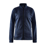 Adv Unify Jkt W - Dark Blue Melange - Front