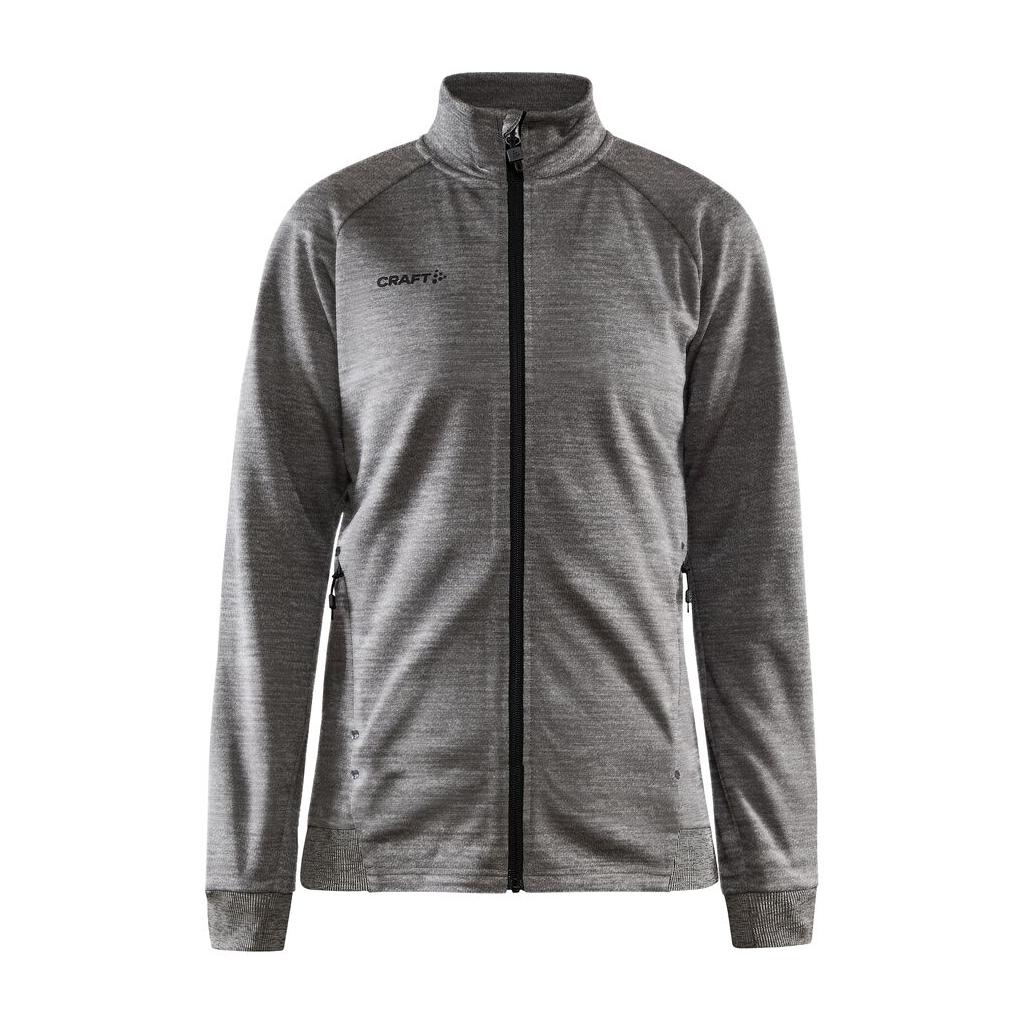 Adv Unify Jkt W - Dark Grey Melange - Front