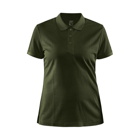 Core Unify Polo Shirt W - Dark Green - Front
