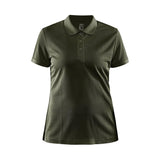 Core Unify Polo Shirt W - Dark Green Melange - Front