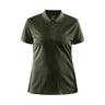 Core Unify Polo Shirt W - Dark Green Melange - Front