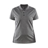 Core Unify Polo Shirt W - Dark Grey Melange - Front