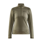 Gain Midlayer W - Dark Green - Front