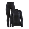 Baselayer Set W - Black - Front