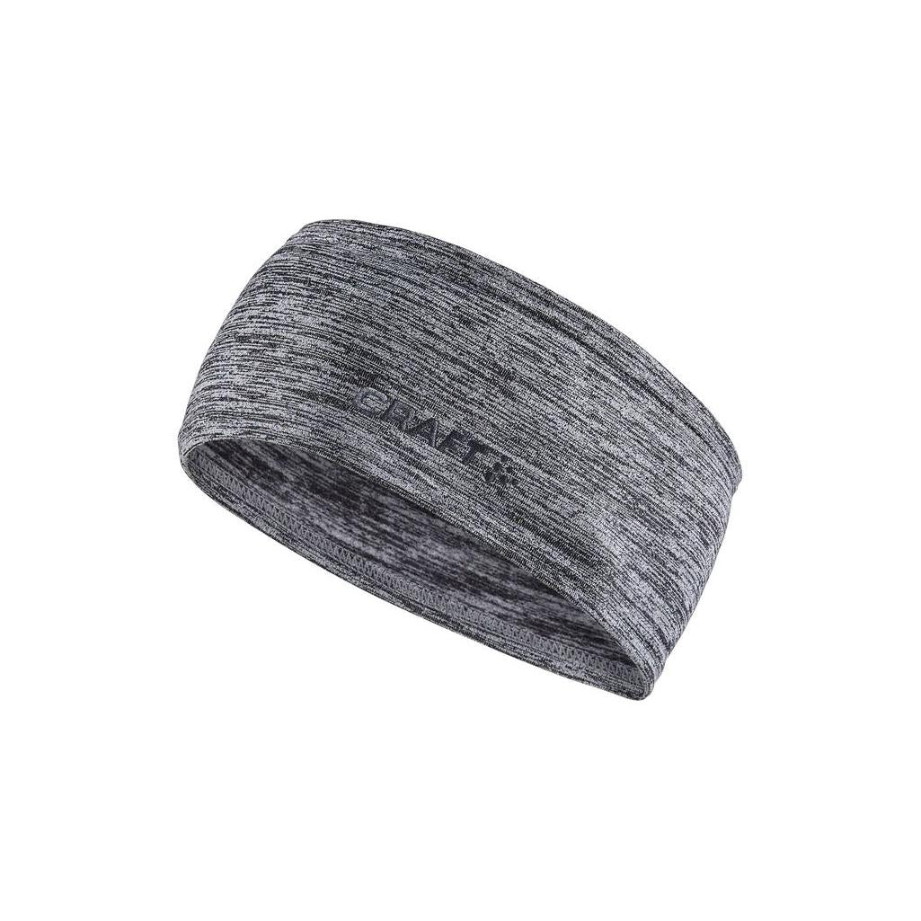 Core Essence Thermal Headband - Dark Grey Melange - Front