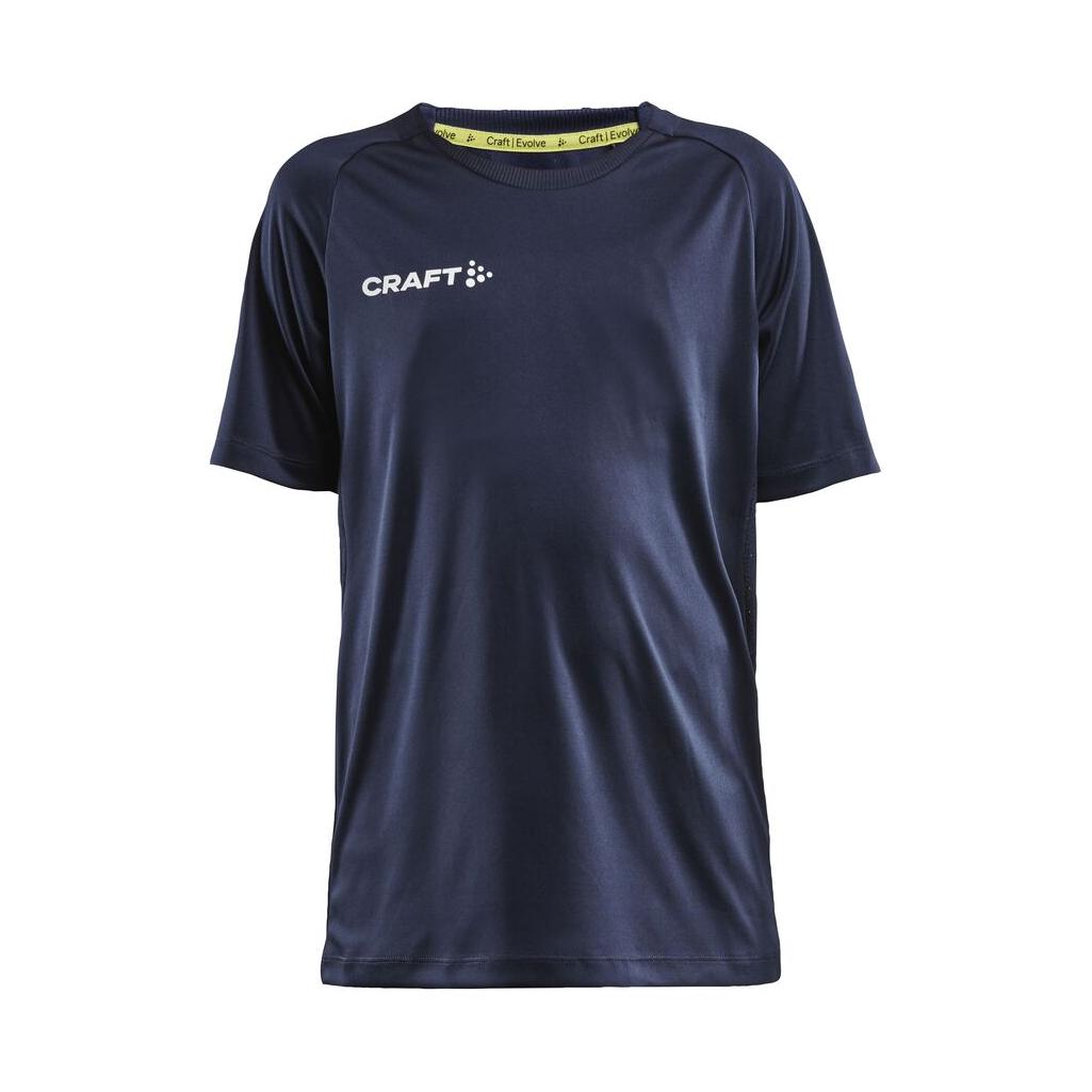 Evolve Tee Jr - Navy - Front