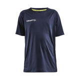 Evolve Tee Jr - Navy - Front