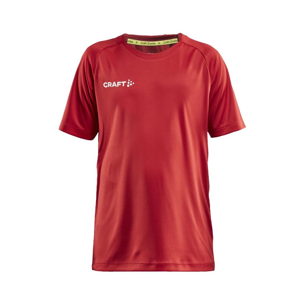 Evolve Tee Jr - Red - Front
