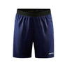 Evolve Zip Pocket Shorts W - Navy - Front