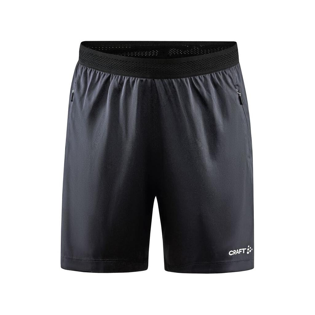 Evolve Zip Pocket Shorts W - Dark Grey - Front