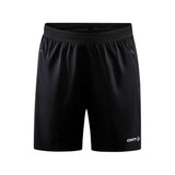 Evolve Zip Pocket Shorts W - Black - Front