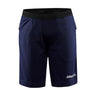 Evolve Zip Pocket Shorts Jr - Navy - Front