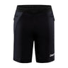 Evolve Zip Pocket Shorts Jr - Black - Front