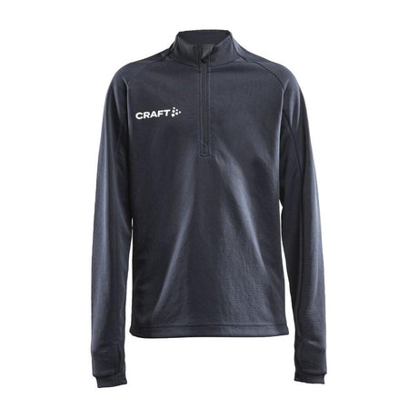 Evolve Halfzip Jr - Dark Grey - Front