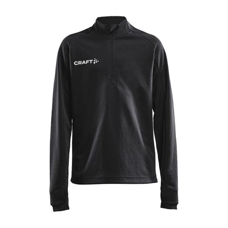 Evolve Halfzip Jr - Black - Front