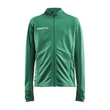 Evolve Full Zip Jr - Green - Front