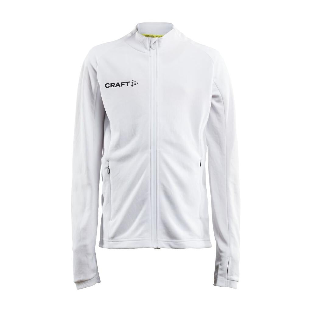 Evolve Full Zip Jr - White - Front