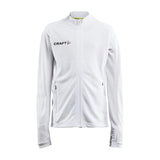 Evolve Full Zip Jr - White - Front