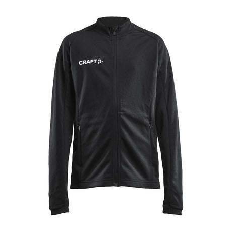 Evolve Full Zip Jr - Black - Front