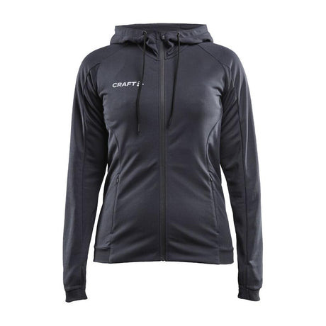 Evolve Hood Jacket W - Dark Grey - Front