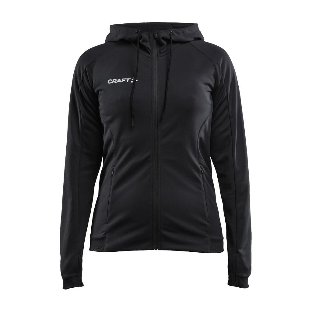 Evolve Hood Jacket W - Black - Front