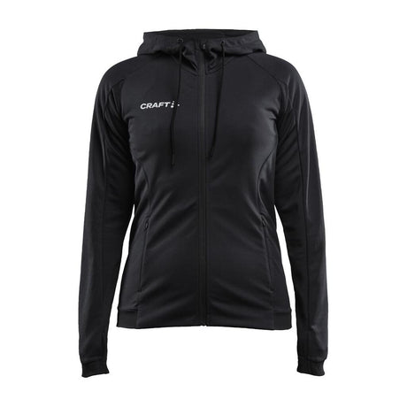 Evolve Hood Jacket W - Black - Front