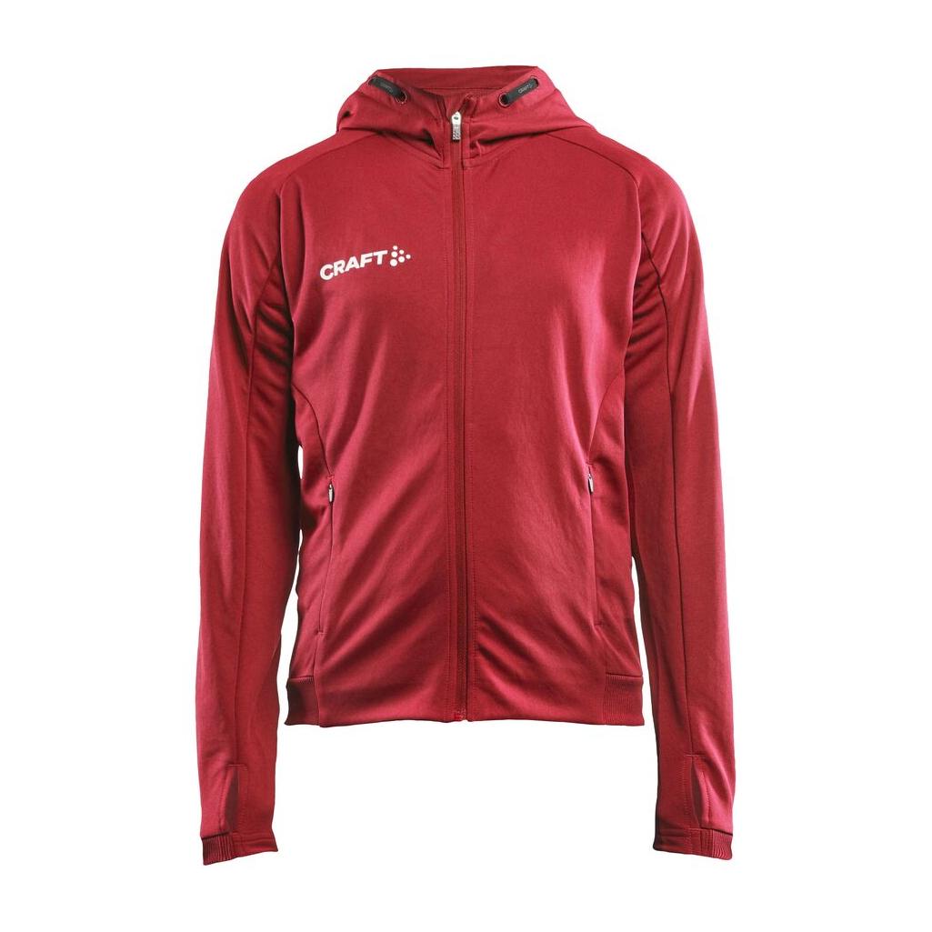 Evolve Hood Jacket Jr - Red - Front