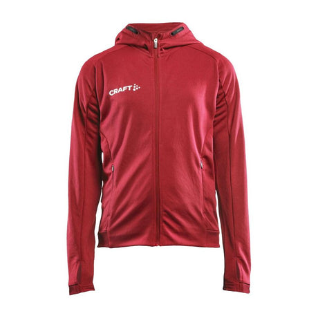 Evolve Hood Jacket Jr - Red - Front
