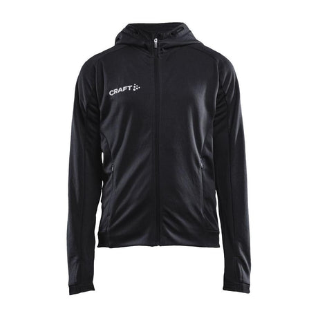 Evolve Hood Jacket Jr - Black - Front
