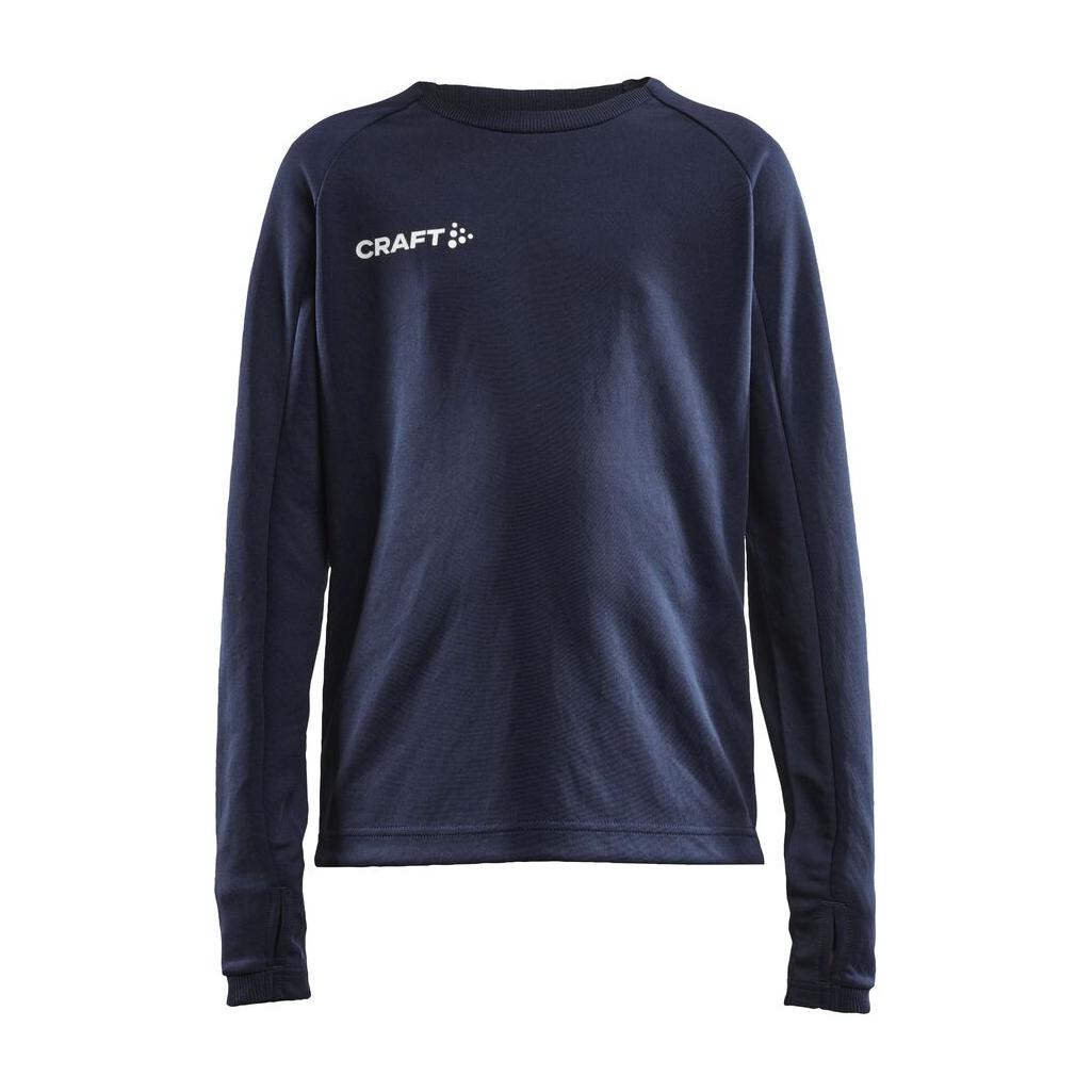 Evolve Crew Neck Jr - Navy - Front
