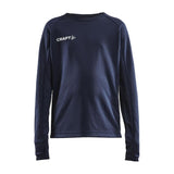 Evolve Crew Neck Jr - Navy - Front