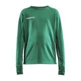 Evolve Crew Neck Jr - Green - Front