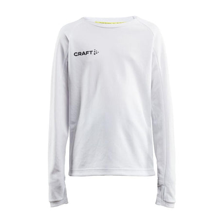 Evolve Crew Neck Jr - White - Front