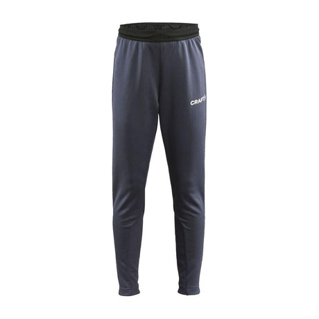 Evolve Slim Pants Jr - Dark Grey - Front
