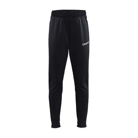 Evolve Slim Pants Jr - Black - Front
