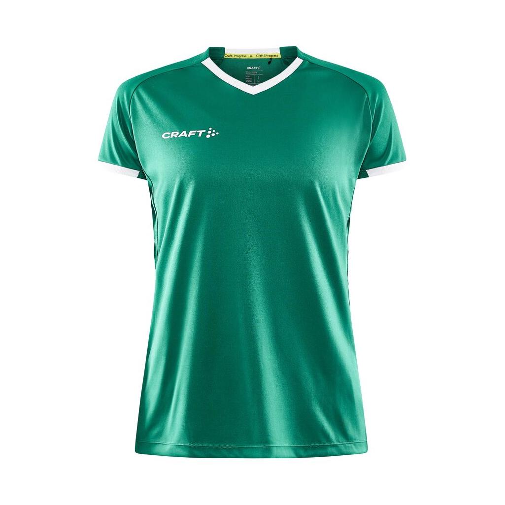 Progress 2.0 Solid Jersey W - Green - Front