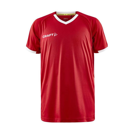 Progress 2.0 Solid Jersey Jr - Red - Front