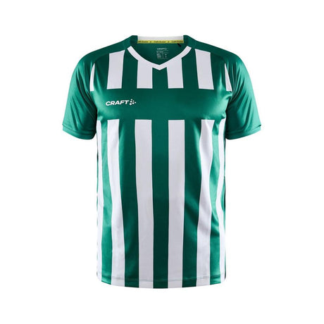 Progress 2.0 Stripe Jersey M - Green/White - Front