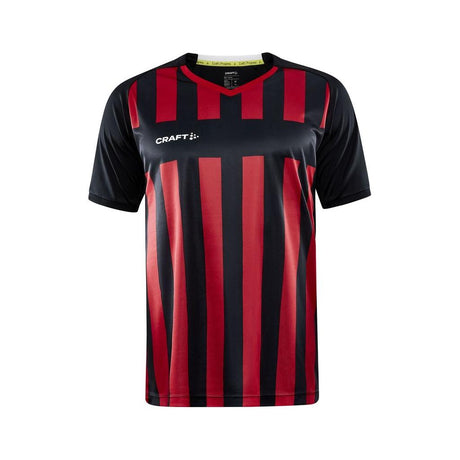 Progress 2.0 Stripe Jersey M - Black/Bright Red - Front