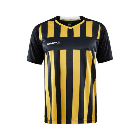 Progress 2.0 Stripe Jersey M - Black/Yellow - Front