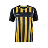Progress 2.0 Stripe Jersey M - Black/Yellow - Front
