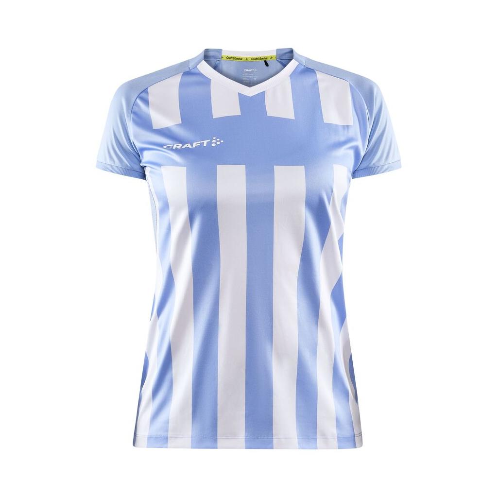 Progress 2.0 Stripe Jersey W - Blue/White - Front