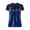 Progress 2.0 Stripe Jersey W - Black/Club Cobolt - Front