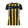 Progress 2.0 Stripe Jersey W - Black/Yellow - Front