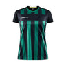 Progress 2.0 Stripe Jersey W - Black/Green - Front