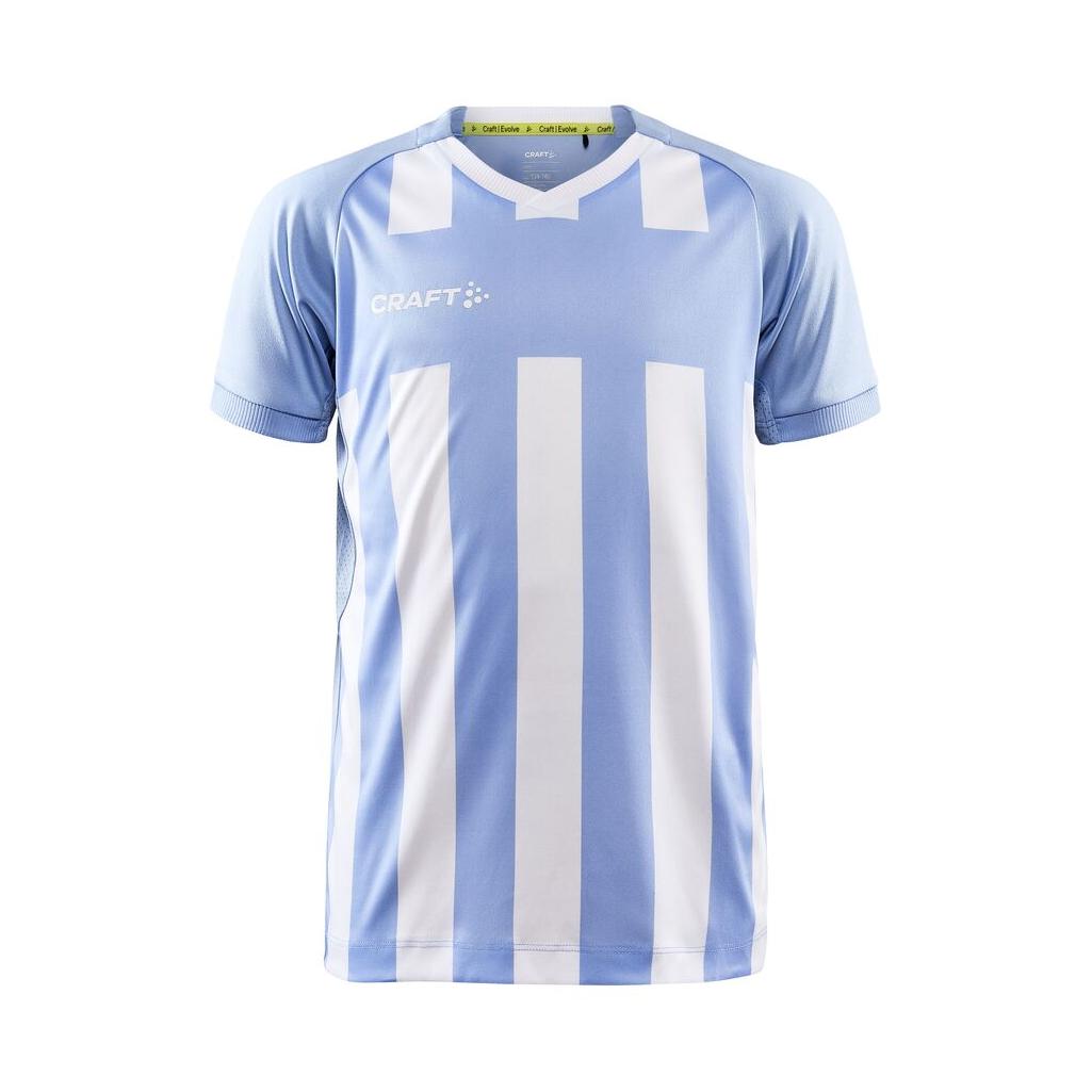 Progress 2.0 Stripe Jersey Jr - Blue/White - Front