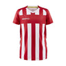 Progress 2.0 Stripe Jersey Jr - Red/White - Front