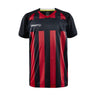 Progress 2.0 Stripe Jersey Jr - Black/Bright Red - Front